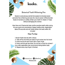 Load image into Gallery viewer, Botanical Teeth Whitening Pen