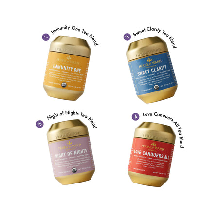 House of Waris Botanical Tea Set